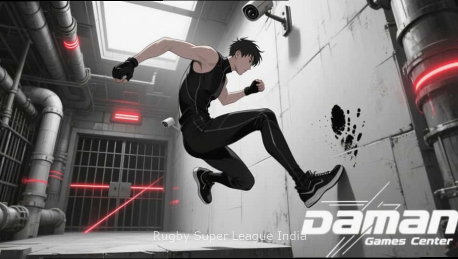 Rugby Super League India Localization Rugby Super League India screenshot showing Hindi commentary and regional team names with Rugby Super League India watermark